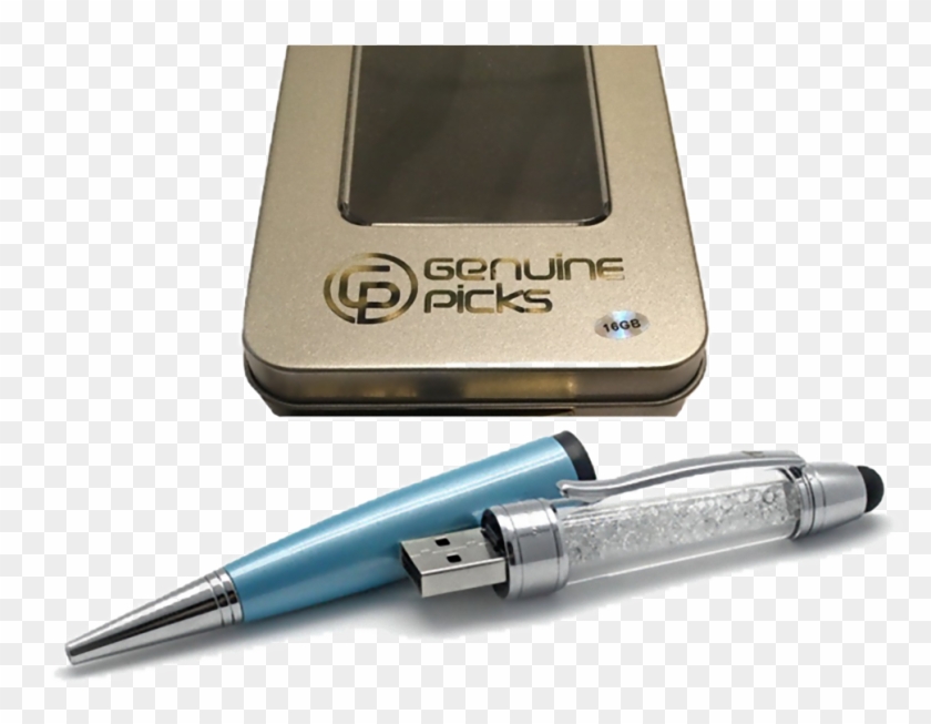 Stylish Crystal Ballpoint Usb Pen With 16gb Flash Drive - Usb Pen Gif Clipart