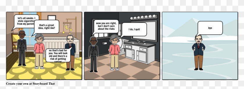 Smoking - Cartoon Clipart