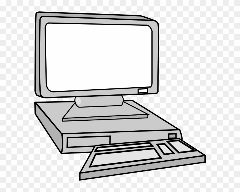 Computer Clipart Black And White - Png Download