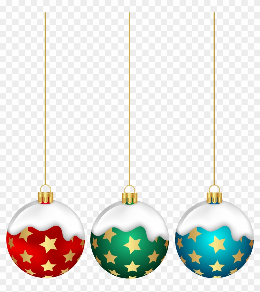 Christmas Balls With Stars Png Clip Art Transparent Png #3578487