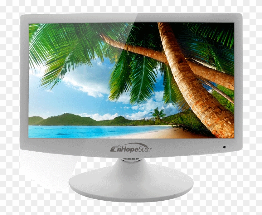 19 Inch Led Monitor Tft Led Pc Display White Computer - Happy Birthday Ashwin Song Clipart #3578674