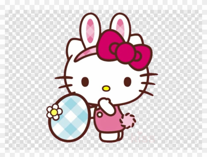 Hello Kitty Watching You Clipart Hello Kitty Sanrio - Hello Kitty Easter - Png Download