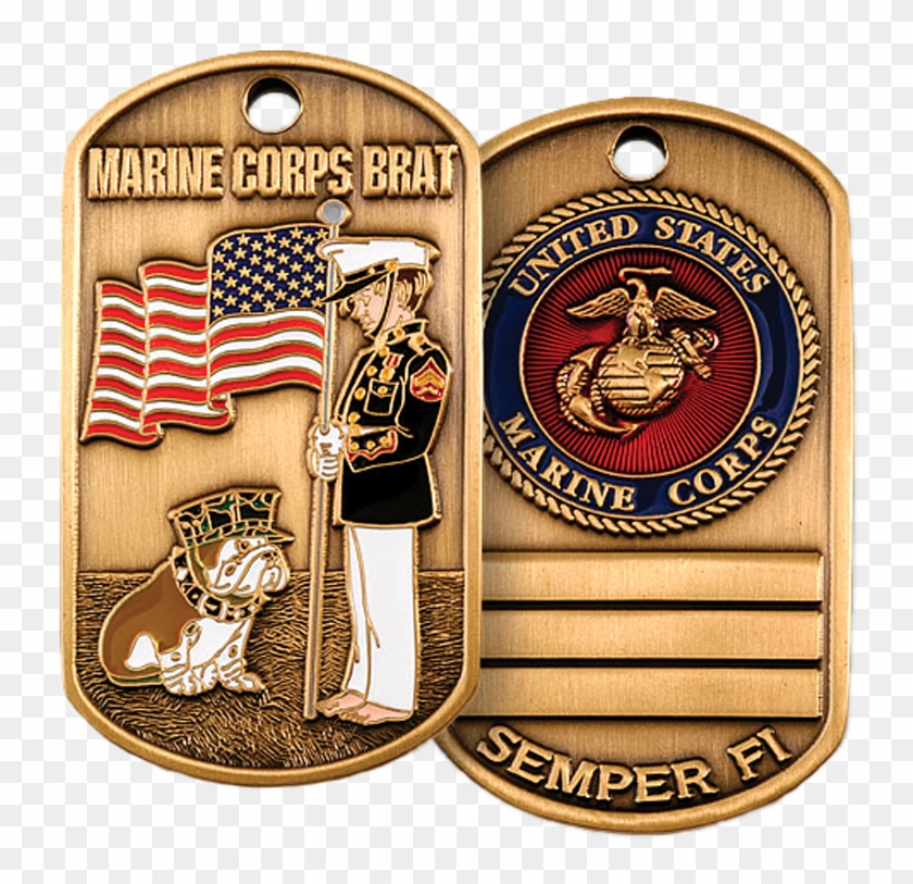 Us Marines 27 X 50 Inch Beach Towel , Png Download - Marine Corps Dog Tags Clipart #3579310