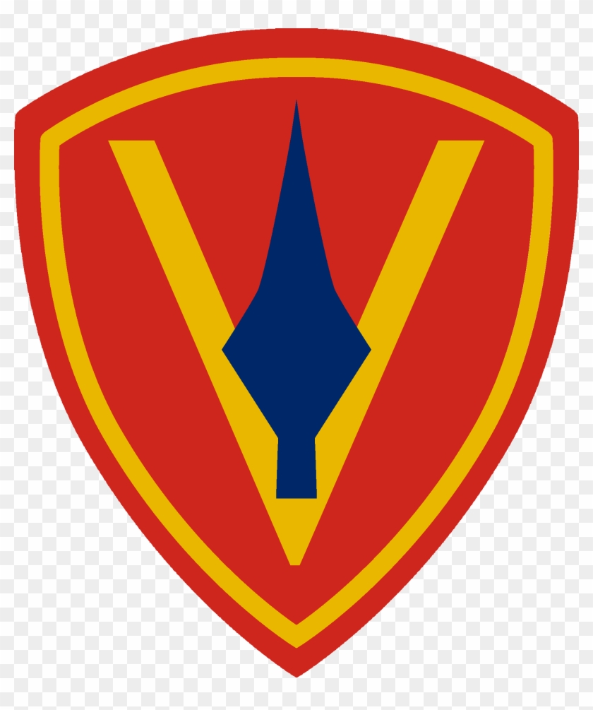 Us 5 Mar Div Large - 5th Marine Division Insignia Clipart