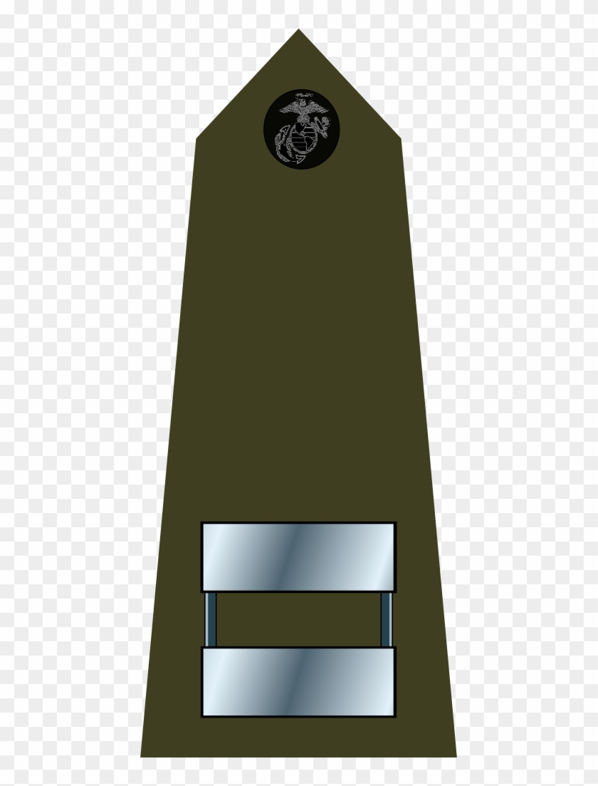 Us Marine O3 Shoulderboard Vertical - Wood Clipart #3579462