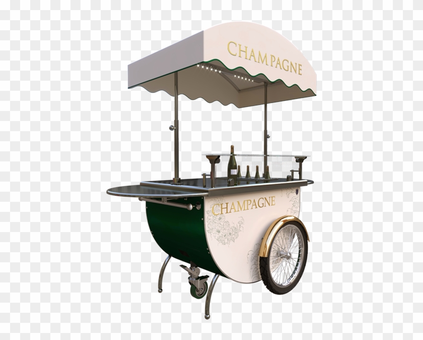 Champagne Cart Clipart #3579495