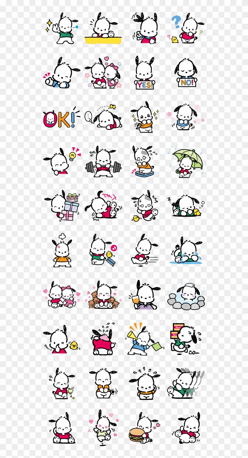 Vector Stickers Planner - Minnie Mouse Line Stickers Clipart