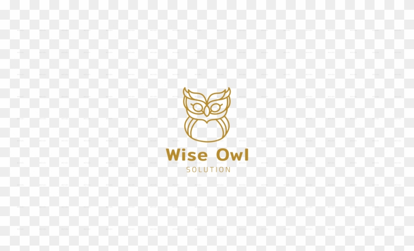 Wise Owl Logo By Imanvector Graphicriver - Eastern Screech Owl Clipart #3579585
