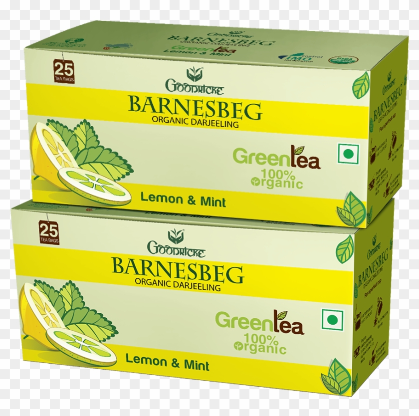 Buy Barnesbeg Lemon & Mint Green Tea - Box Clipart #3579796