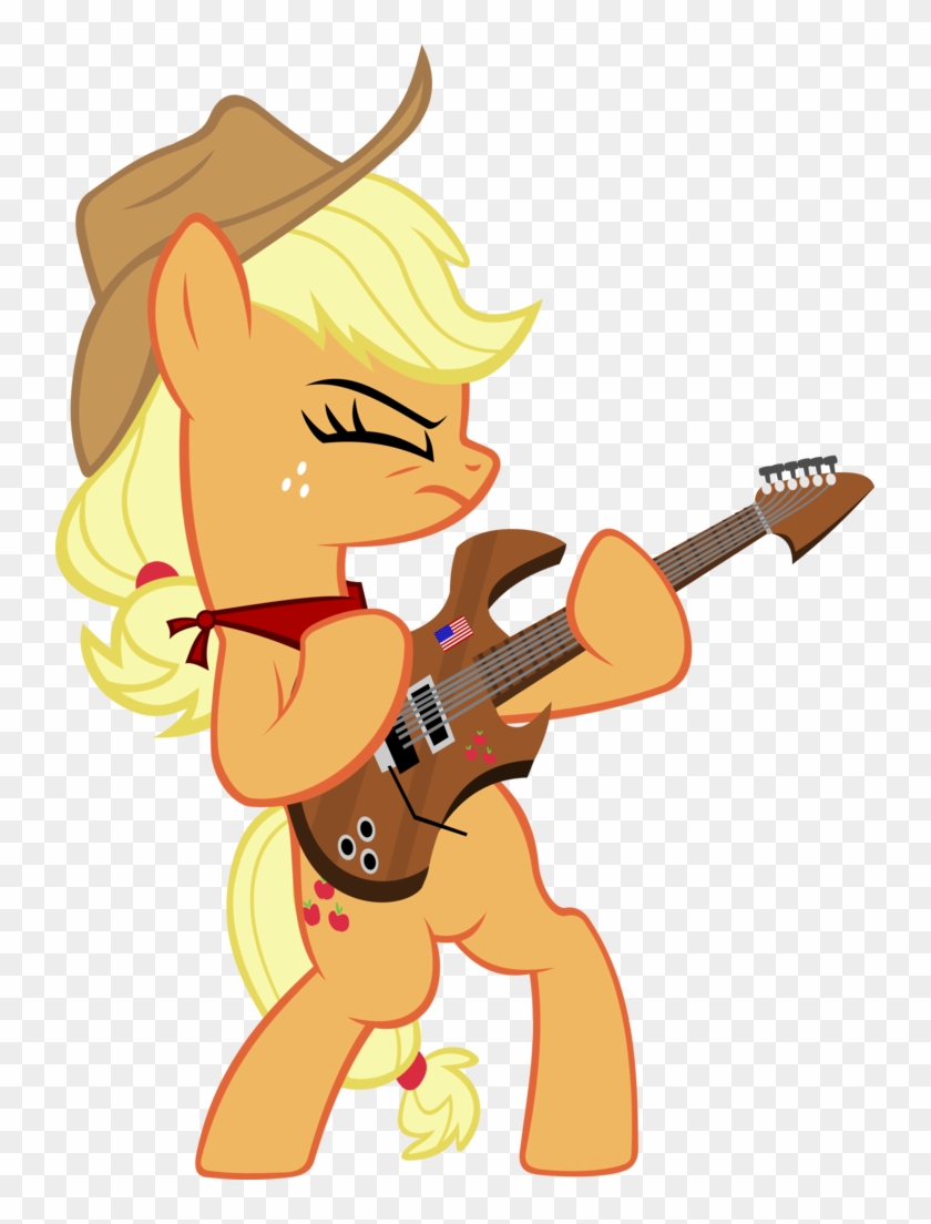 American Flag, Applejack, Artist - Mylittlepony Clipart #3580055