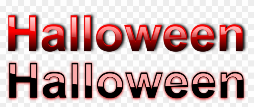 Illustration Of Halloween Text - Halloween Clipart #3580087
