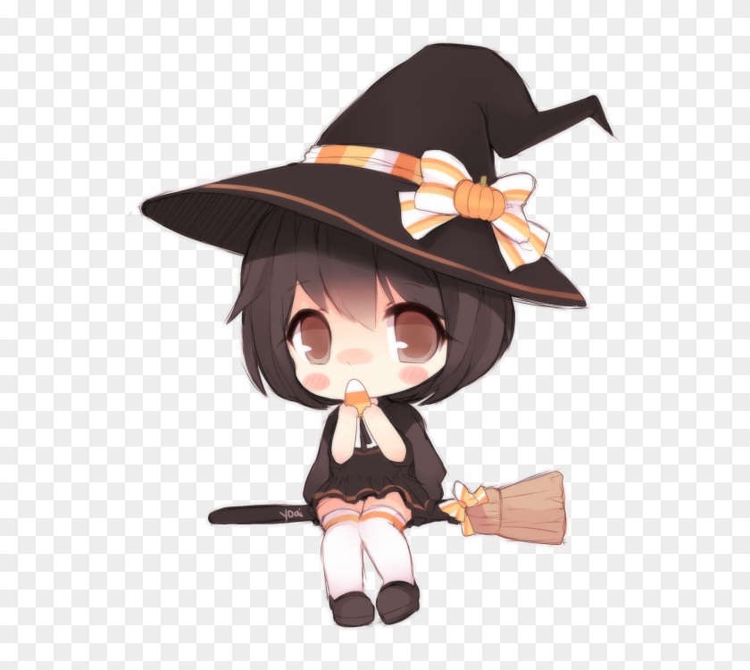 Image - Happy Halloween Chibi Anime Halloween Clipart