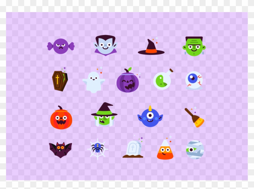 Free Halloween Icon Set By Proto - Halloween Icons Set Clipart