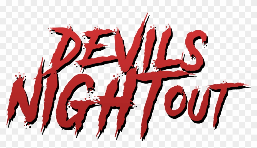 Devil's Night Out - Calligraphy Clipart #3580196