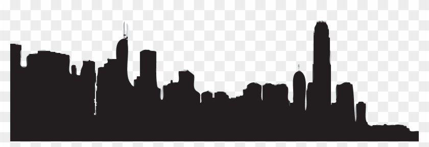 Hong Kong Skyline Vector Png , Png Download - Hong Kong Skyline Silhouette Clipart