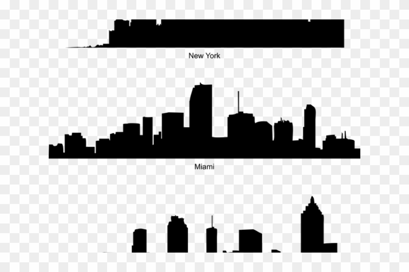 Atlanta Skyline Vector - Silhouette Clipart