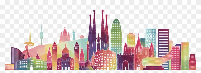 Early Bird Registration Deadline Was - Barcelona Madrid Skyline Clipart