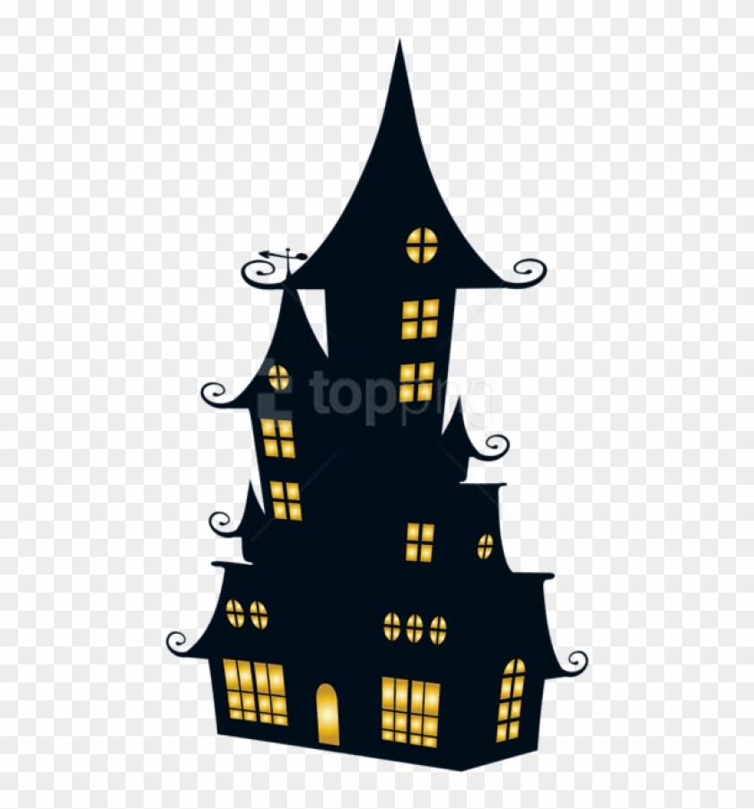 Free Png Halloween House Png Images Transparent - Halloween House Images Png Clipart #3580417