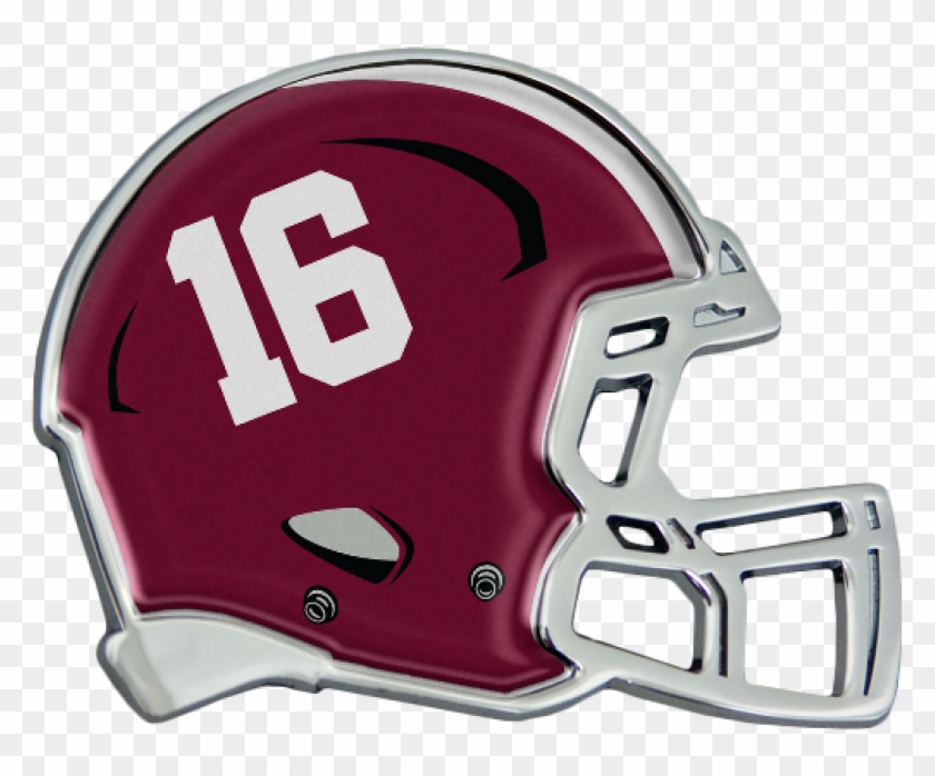 University Of Alabama Crimson Tide Chrome Helmet Auto - Football Helmet Clipart #3580529