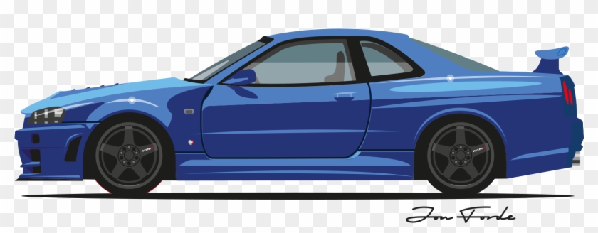 Master Lead 0007 Vector Smart Object - Nissan Skyline Gtr R34 Png Clipart