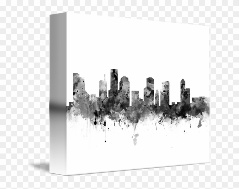 Houston Vector Skyline - Houston City Drawing Clipart #3580764