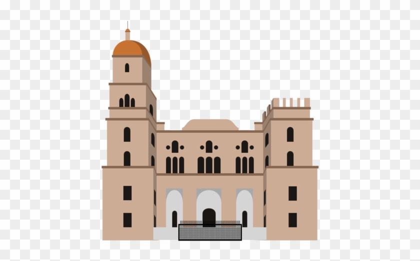 Skyline Málaga 2 - Skyline Catedral Malaga Clipart