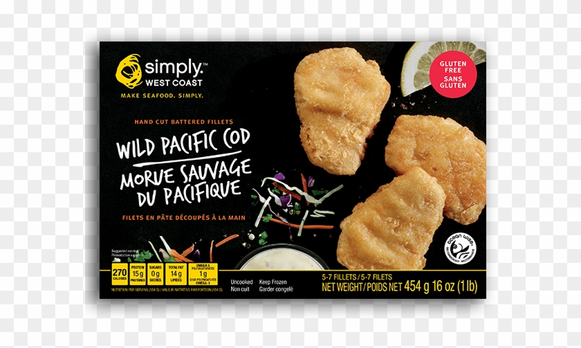 Wild Pacific Cod - Bk Chicken Nuggets Clipart #3581082