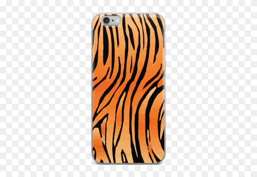 Tiger Print Iphone Case - Mobile Phone Case Clipart
