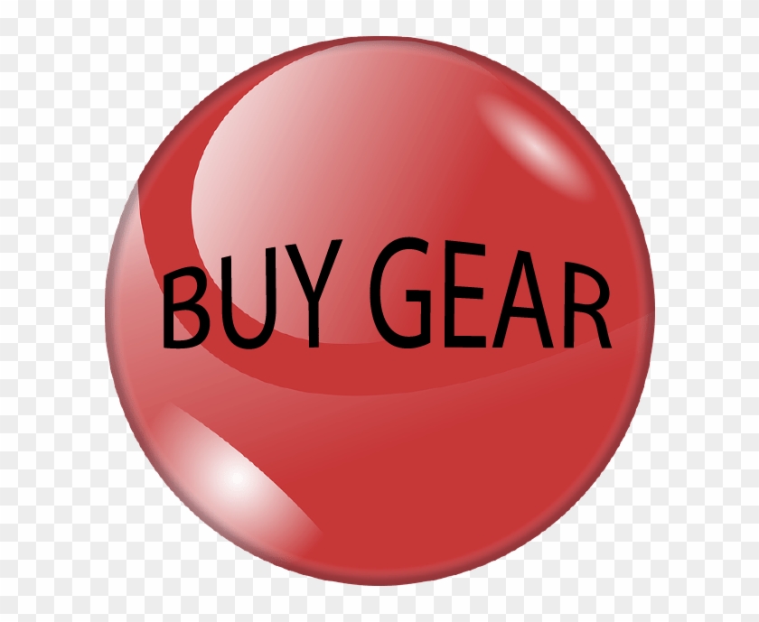 Buy Gear Button - Circle Clipart
