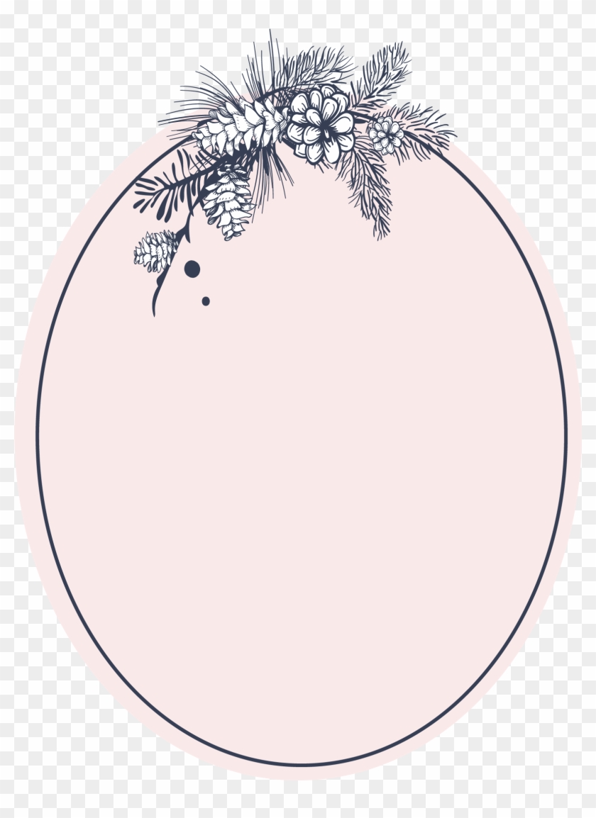 Festive New Year Winter Decoration Png And Vector Image - Circle Clipart #3581763