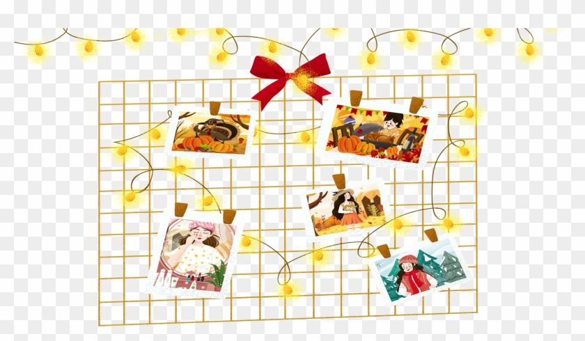 Painted Fresh Photo Wall Decoration Png And Psd - Craft Clipart