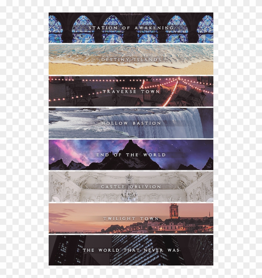 Kingdom Hearts Original Worlds - American Falls Clipart #3582676