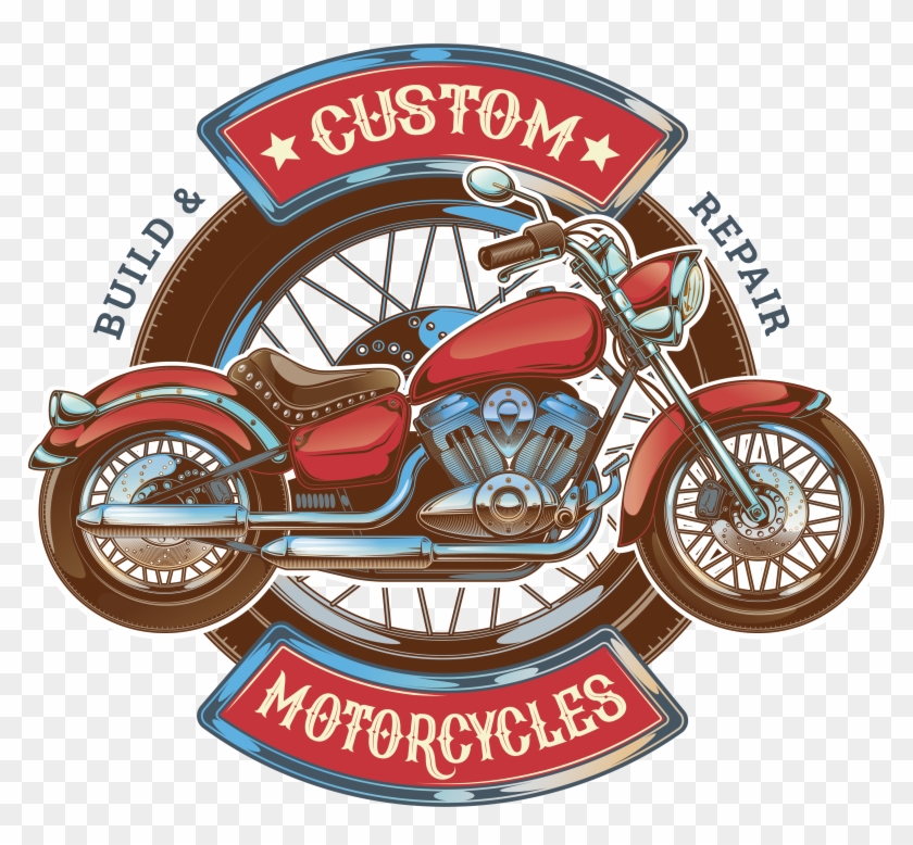 Car Scooter Logo Red Transprent Png Free - Logo Motorcycle Png Clipart