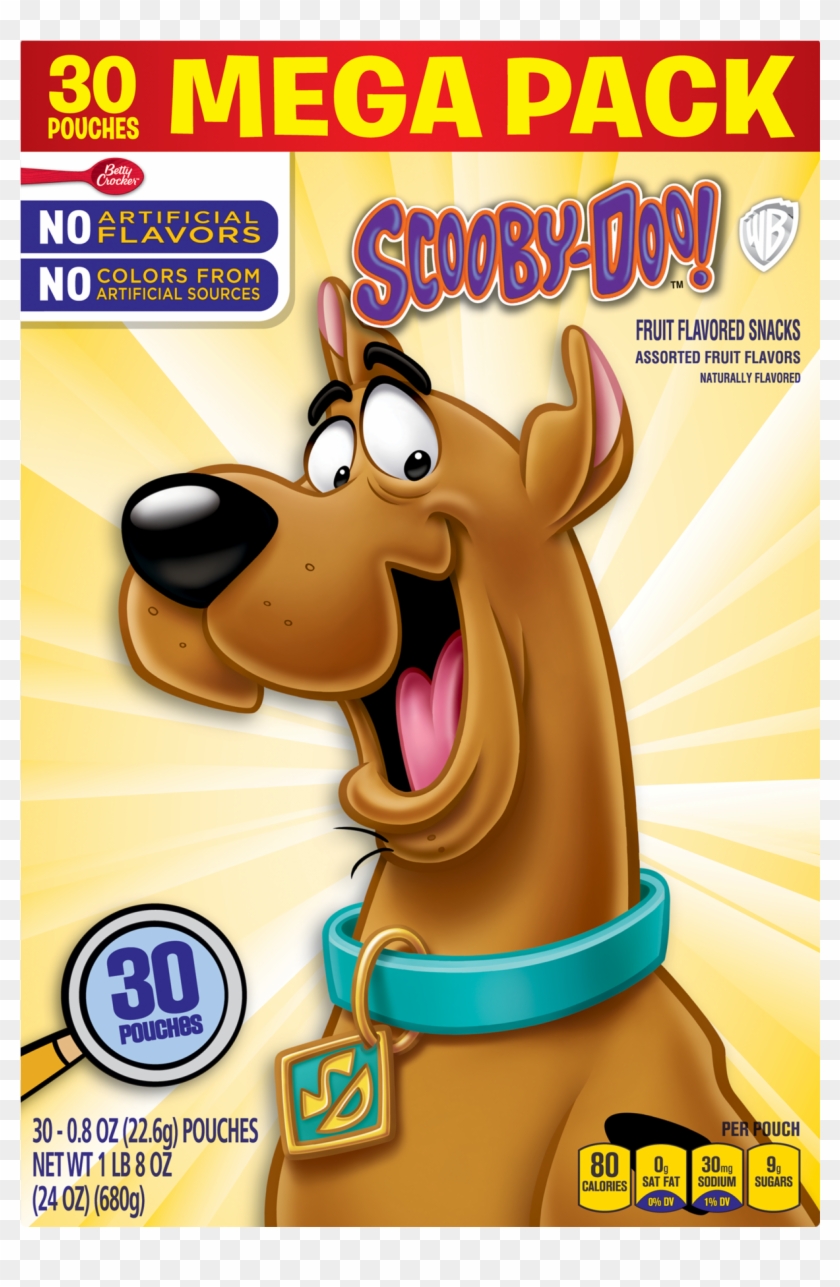 Fruit Snacks Scooby Doo Snacks Mega Pack 30 Pouches - Scooby Doo Fruit Snacks Clipart