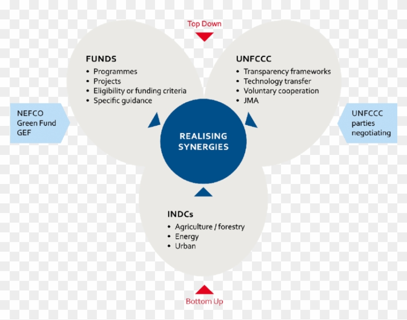 Realising Synergies In The Ndc A Top Down And Bottom - Top Down And Bottom Up Venn Diagram Clipart #3583089