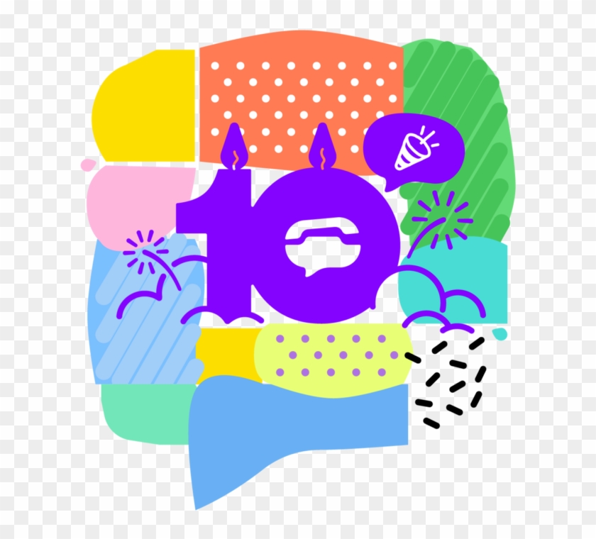 It's Hard To Believe That This Month Marks Our 10-year - Graphic Design Clipart