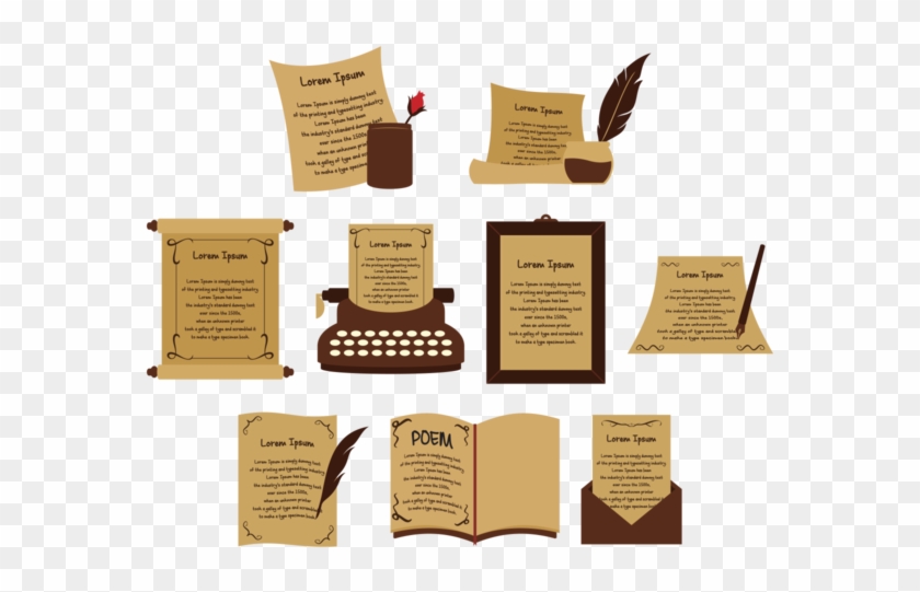 Poem Vector Icons - Poem Png Vector Clipart #3583611