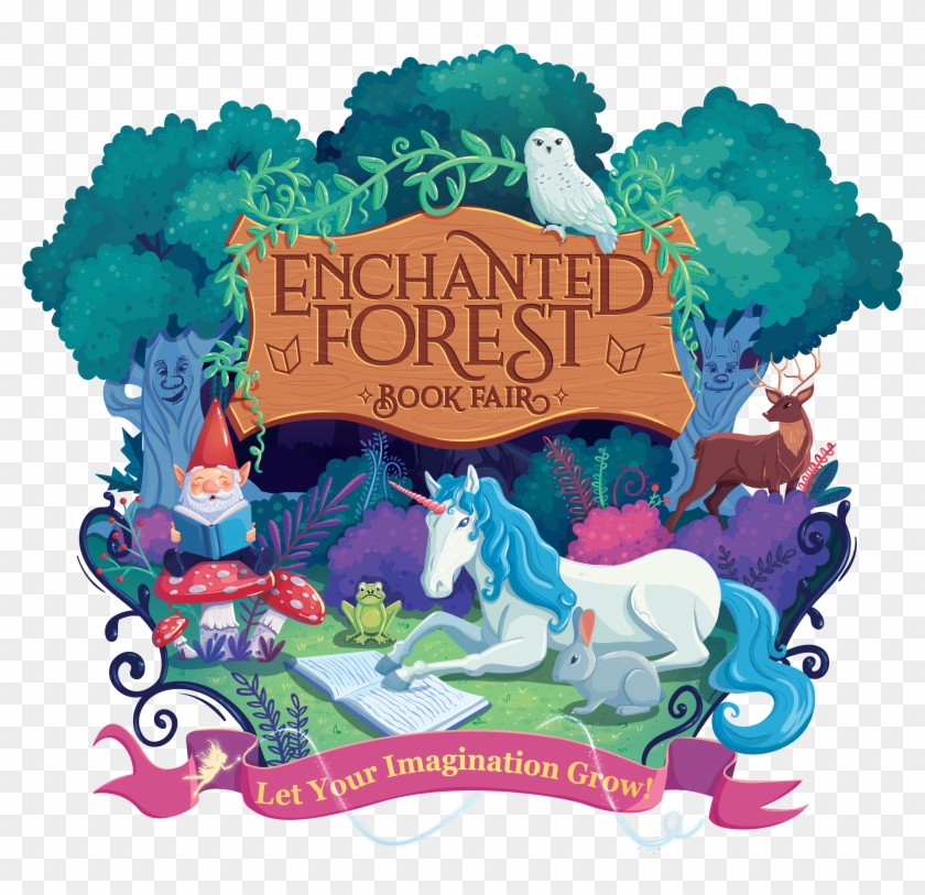 Categories - Scholastic Book Fair Enchanted Forest Clipart #3583785