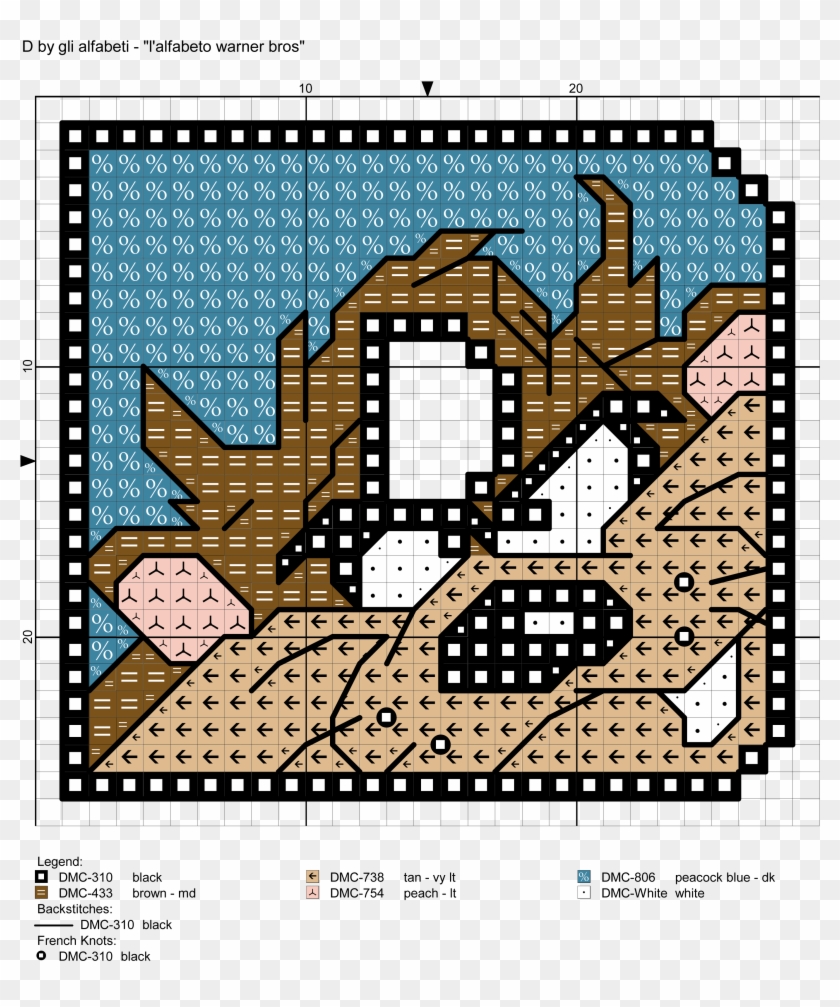 Alfabeto Warner Bros - Illustration Clipart #3583929