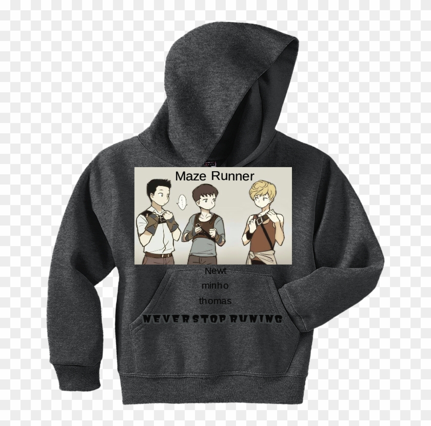 Copy Back - Newt Maze Runner Hoodie Clipart