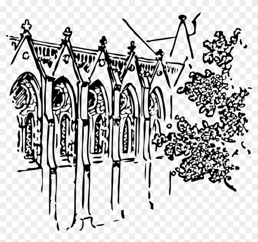 Cathedral Detail - Clipart Notre Dame Cathedral Png Transparent Png #3584196