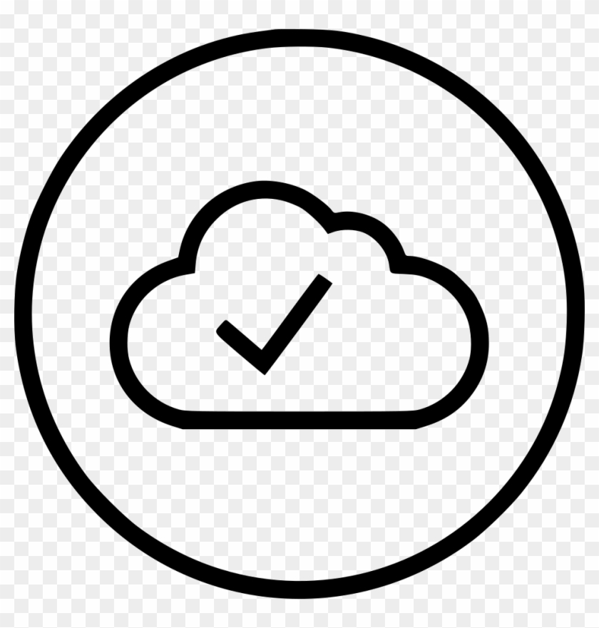 Check Mark Cloud Comments - Circle Clipart #3584337