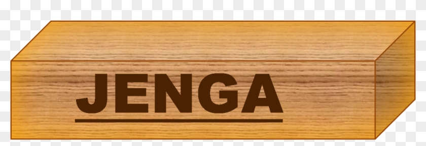Jenga Brick Asset - Plywood Clipart #3584476