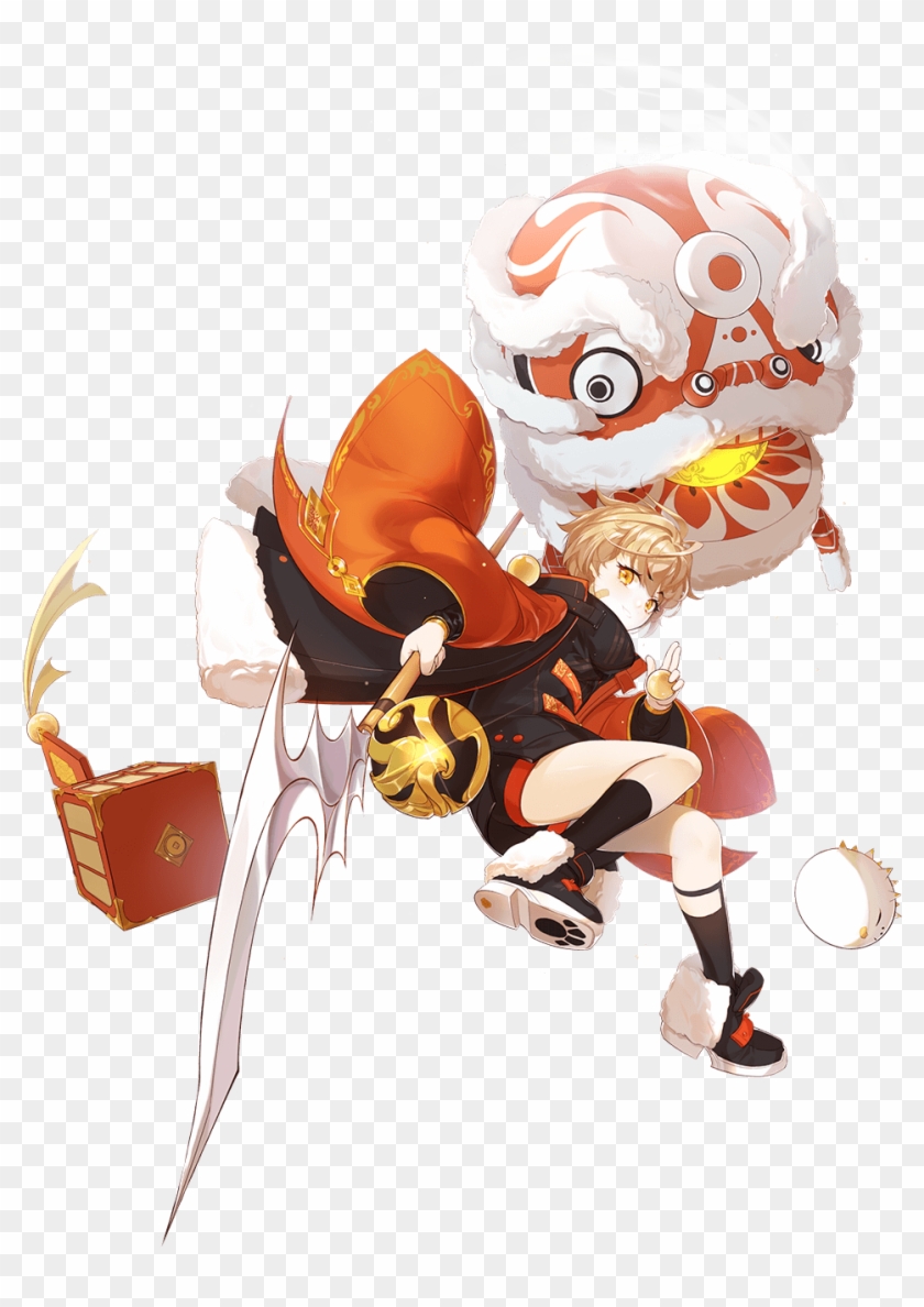 Lion's Head Deals 120% Damage To The Nearest Enemy - Food Fantasy Lions Head Clipart