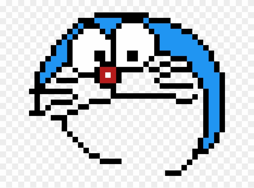 Doraemon - Pixel Art Doraemon Clipart #3584950