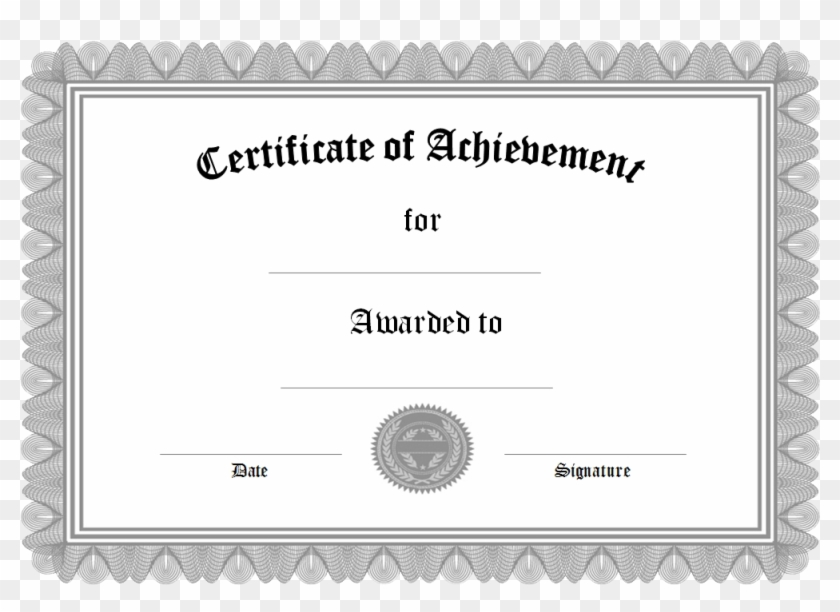 Certificate Template Png Transparent Image 1 - Certificate Clipart #3585546