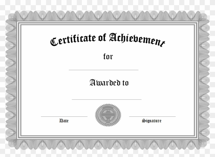 Certificate Template Png Transparent Image 1 - Certificate Clipart