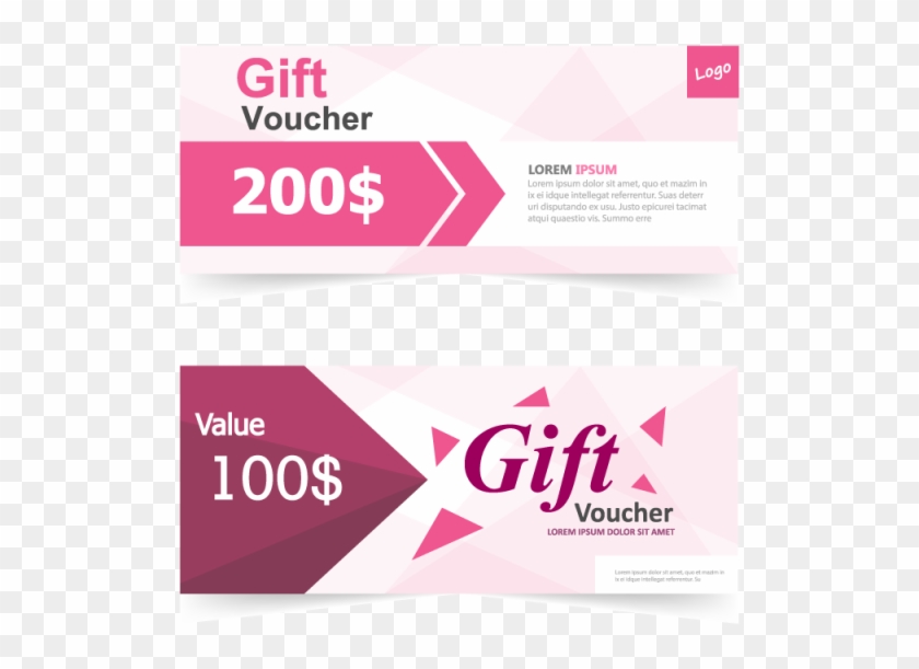 Graphic Free Library Colorful Voucher Template With - Gift Voucher Template Png Clipart