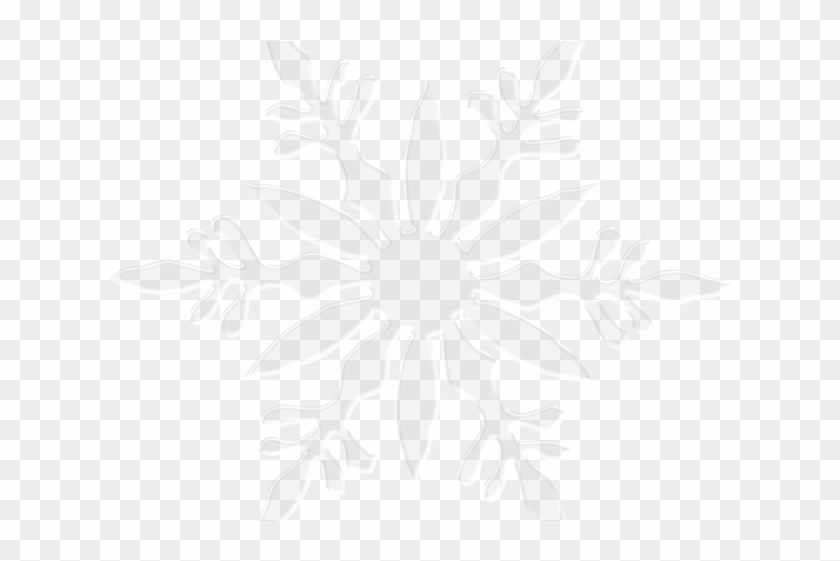 Snowflake Clipart Transparent Background - Transparent Background Snowflake Png
