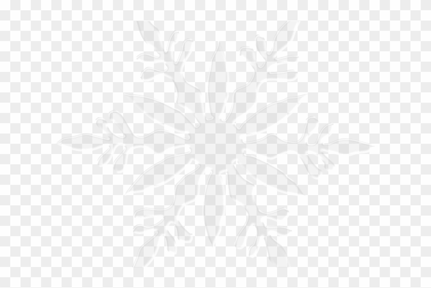Snowflake Clipart Transparent Background - Transparent Background Snowflake Png #3586179